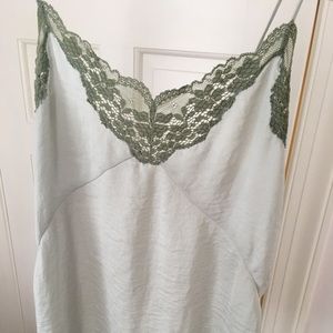 ZARA sea foam green camisole
